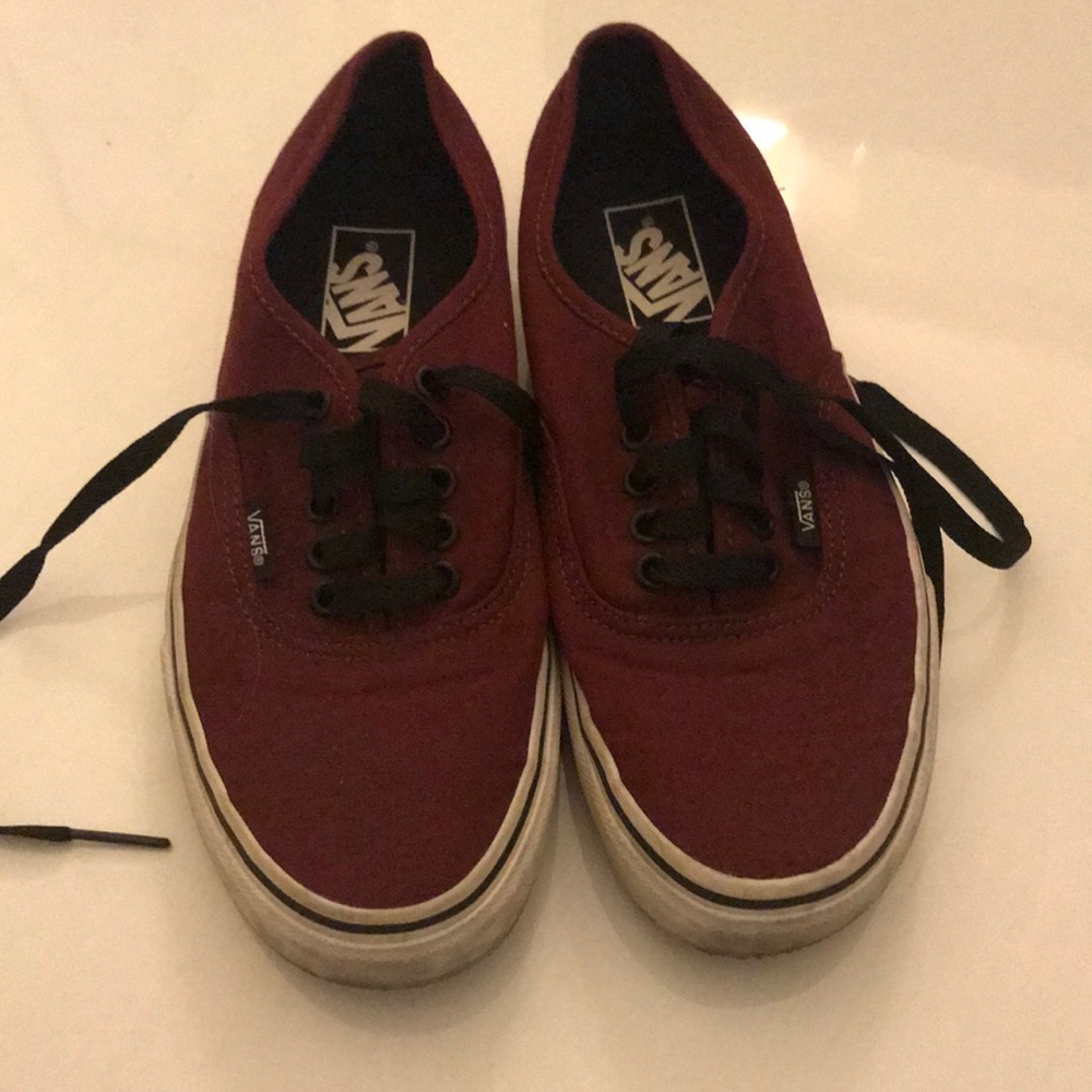 Maroon Vans
